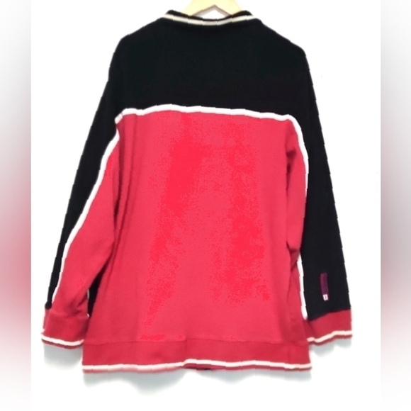 Nike Air men's jacket black/red/white - zipper front Size:L - Picture 2 of 7